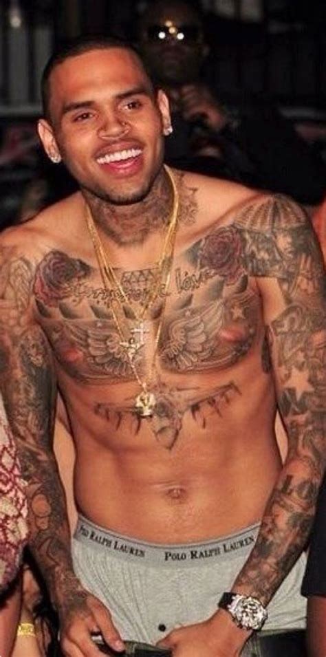 Chris Brown Tattoo Chris Browns Neck Tattoo Draws Attention Updated