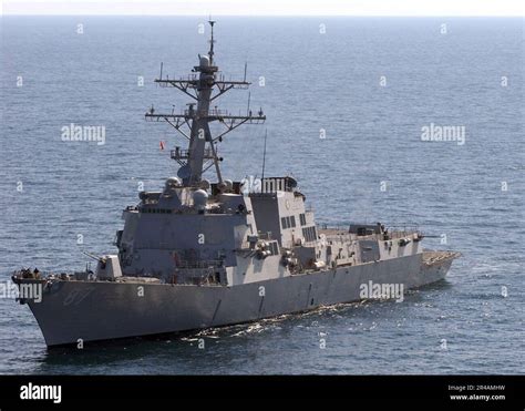 Us Navy The Guided Missile Destroyer Uss Mason Ddg 87 Underway In The