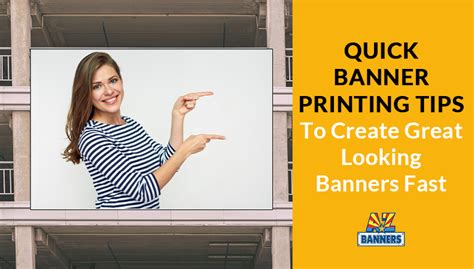 Quick Banner Printing Tips To Create Great Looking Banners Fast