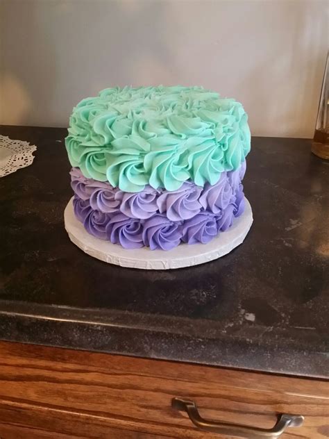 Purple And Teal Swirl Smash Cake Purple Cakes Birthday Cake Smash Cake