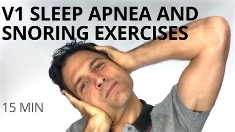 v1 of 3 routines for rest apnea loud night breathing sinus force addressing the nose throat