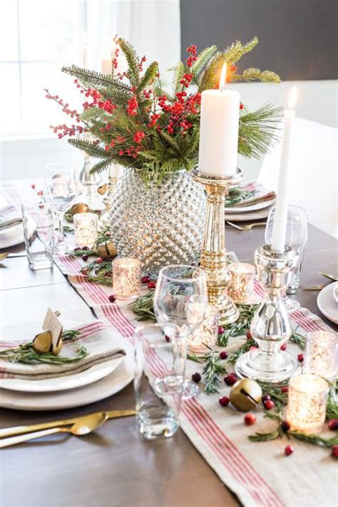 50 Best Christmas Table Settings Decorations And Centerpiece Ideas