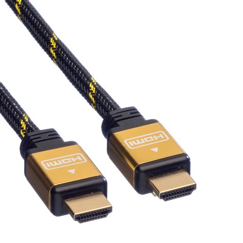 Roline Gold Câble Hdmi High Speed Avec Ethernet M M 1 M Retail