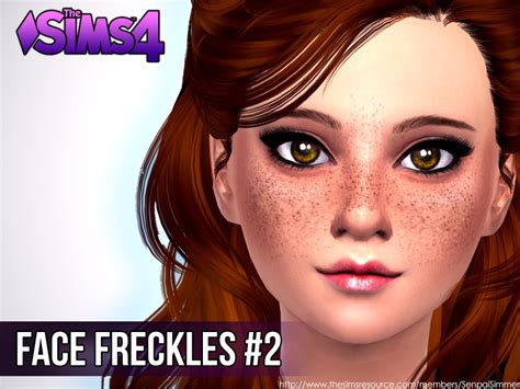 Sims 4 Maxis Match Freckles Peatix