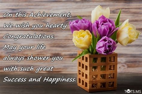 Congratulations Messages For Achievement Webprecis