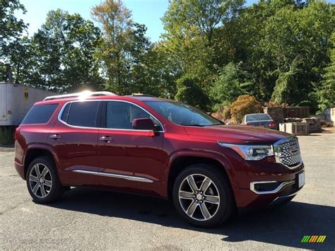 2017 Crimson Red Tintcoat Gmc Acadia Denali Awd 115895758 Photo 3