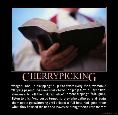 Cherry Picking Threads A New Atheist Approach Salvation
