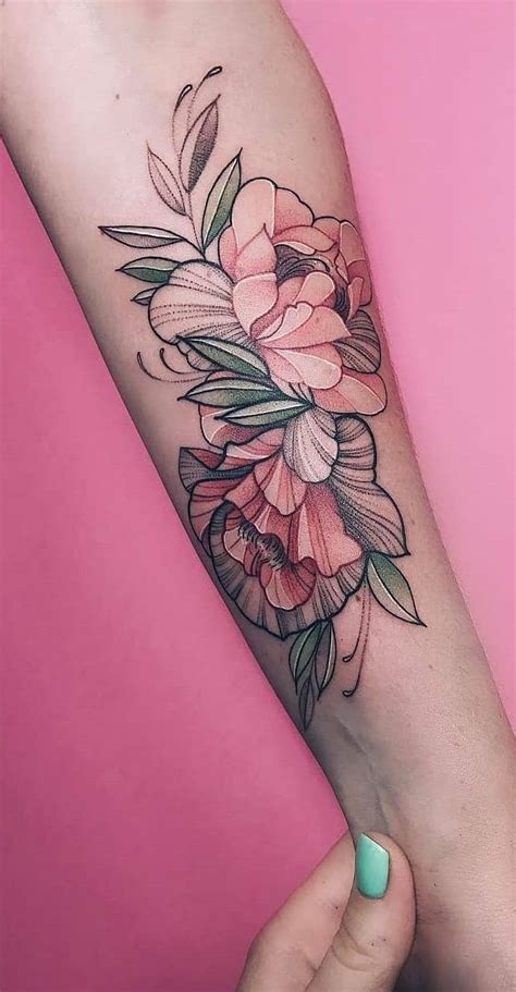 1001 Ideas De Tatuajes De Flores En Diferentes Estilos Tatuajes De Arte