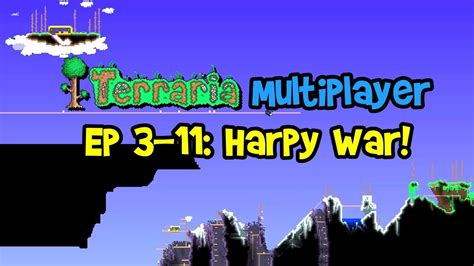 Harpy War Terraria Lets Play Multiplayer With Friends Ep 3 11 13 Pc Gameplay Youtube