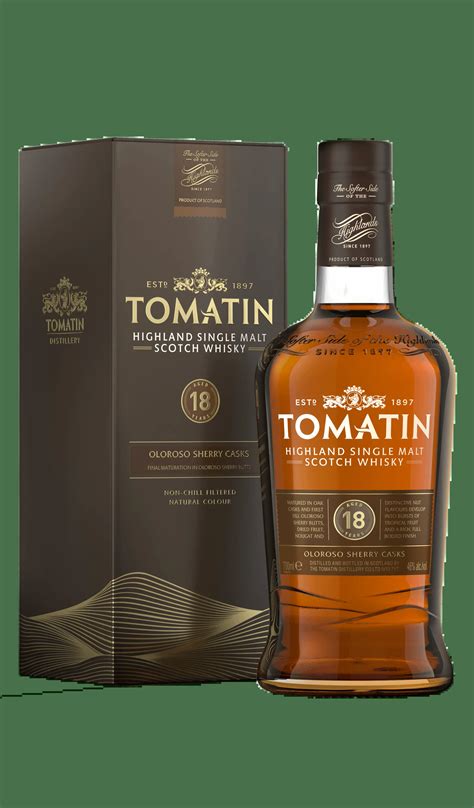 18 Year Old Whisky Single Malt Scotch Tomatin
