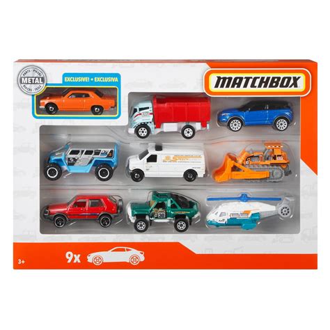 Matchbox 9 Car Collector T Pack Styles May Vary
