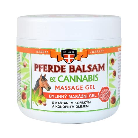 cannabis massage gel with pferde 600ml cbd and hemp products hemp trade market