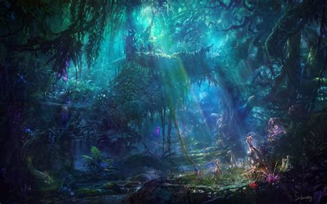This fantasy forest pack includes 11 jpg high resolution photographs. Download 1680x1050 Fantasy Forest, Landscape, Sunbeam ...