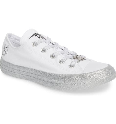 Converse X Miley Cyrus Chuck Taylor All Star Glitter Low Top Sneaker Women Nordstrom