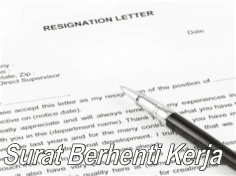 @snirdina datang office tadi, tengok member sebelah. Surat Resign 24 Jam - Link Download Template Surat ...