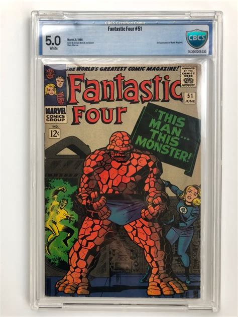 Marvel Comics The Fantastic Four 51 Cbcs Graded 50 Classic