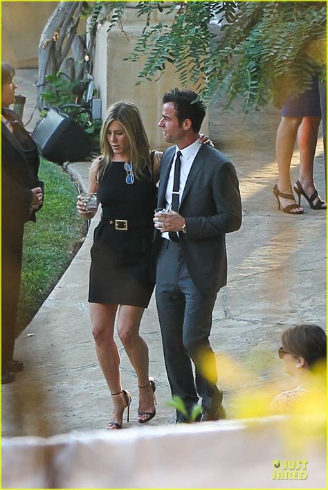 Jennifer Aniston Justin Theroux Jimmy Kimmel Wedding Guests Photo