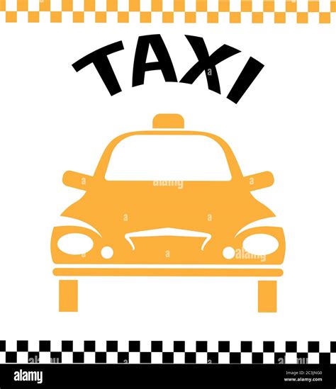 Taxi Icon Symbol Vector Illustration Stock Vector Image And Art Alamy