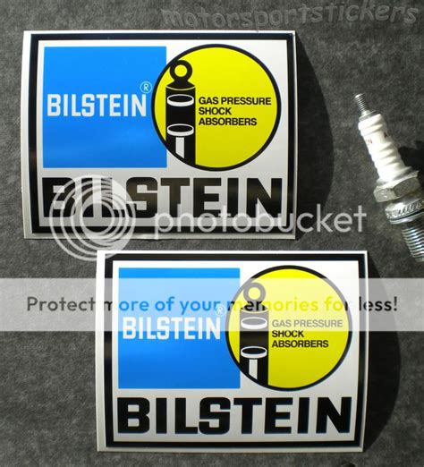 Pair Of Bilstein Shock 4 Stickers Decal Eng Ebay