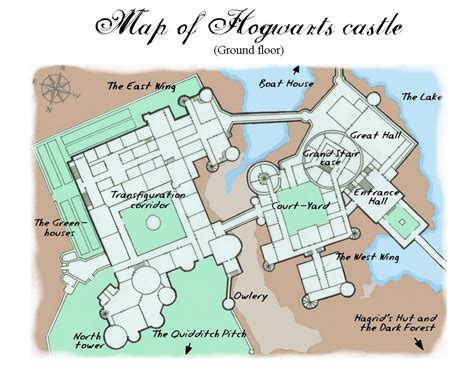 Danielles Blog Hogwarts Map
