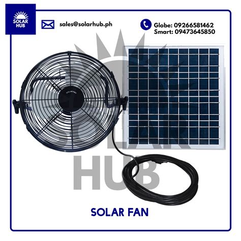 Solar Fan 10 Inch Solar Hub Ph