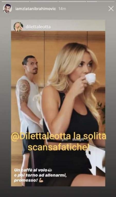 Zlatan Ibrahimovic Coquetea Con La Sensual Periodista Diletta Leotta
