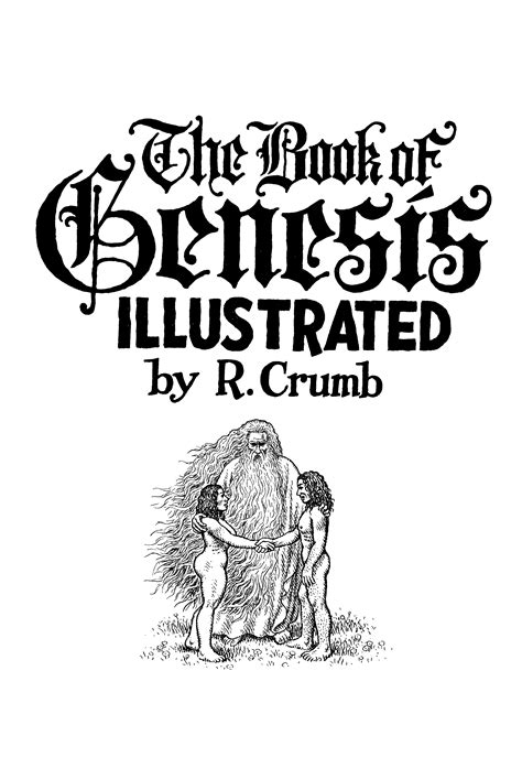 Sell custom creations to people who love your style. The Bible Illuminated: R. Crumb's Book of Genesis - Hammer ...