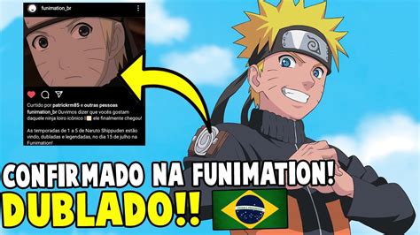 Naruto Shippuden Dublado Confirmado No Funimation Novos EpisÓdios VÃo