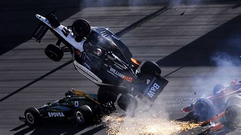 Indycar Champion Dead After Flaming 15 Car Race Pile Up