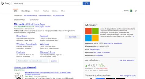 Bing Popular Now En Andere Bing Functies Microsoft
