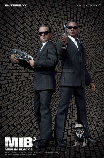 Enterbay Real Masterpiece Men In Black 3 Agent J And Agent K Set