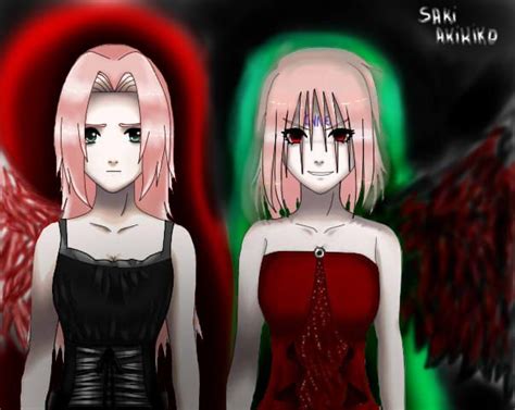 Sakura And Inner Angel And Demon Angels And Demons Sakura Demon