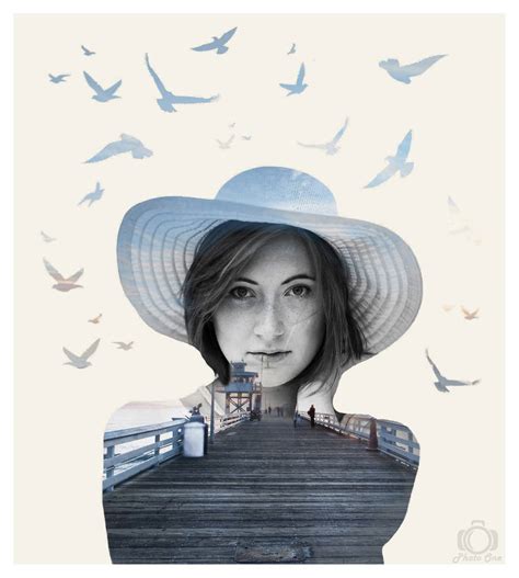 Emanuela Double Exposure Girl Pier By Forget94 On Deviantart