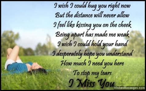 I Miss You Poems For Babefriend Missing You Poems For Him WishesMessages Com Aranjuez