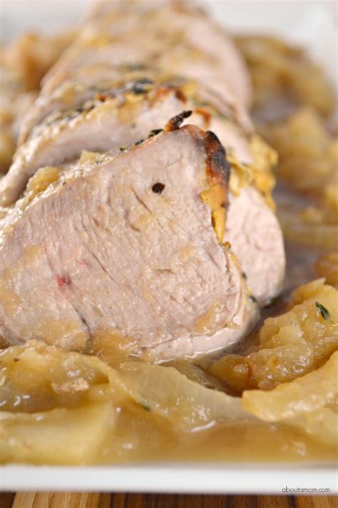 Pork Tenderloin With Apples And Onions About A Mom