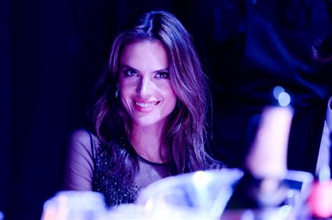 Alessandra Ambrosio Busty Wearing A Partially See Through Dress At Milan Fashion Porn Pictures