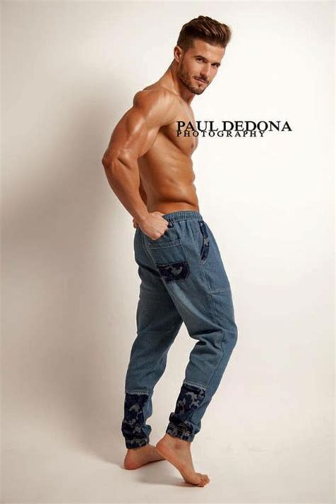 antonio pozo shirtless in grey blue pants abandpecs photo by paul dedona secret lovers male