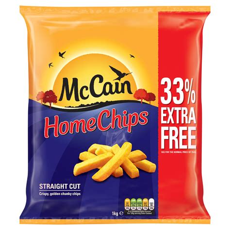 McCain Home Chips Straight Cut Kg Iceland Foods