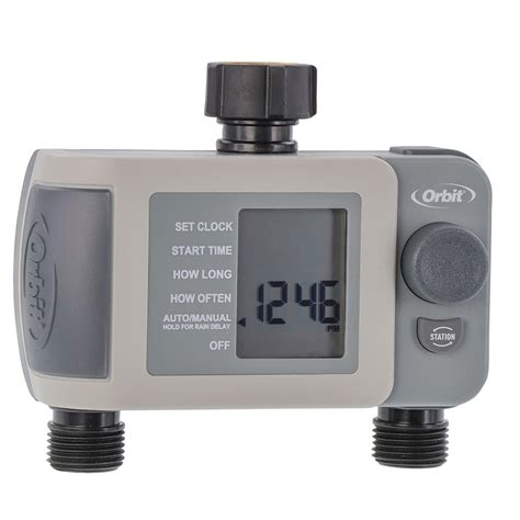 Orbit Irrigation 2 Port Digital High Flow Timer With Large Lcd Screen