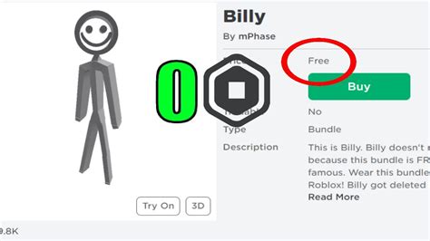 How To Get The Billy Bundle In Roblox For Free Roblox Youtube