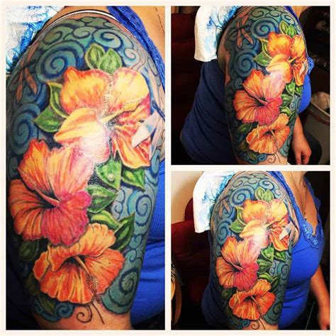 Top 61 Best Hawaiian Flower Tattoo Ideas 2021