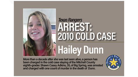 Texas Dps Releases More Information On The Arrest Of Hailey Dunn Murder Suspect