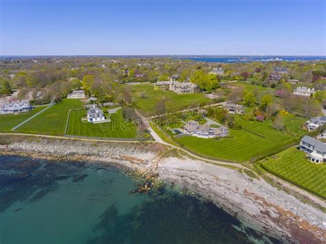 Seaview Terrace Mansion Newport Rhode Island Usa Editorial