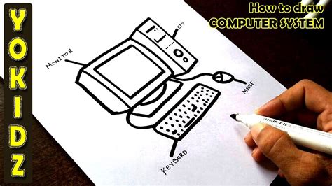 How To Draw Computer Parts For Kids Easy Science For Kids All About