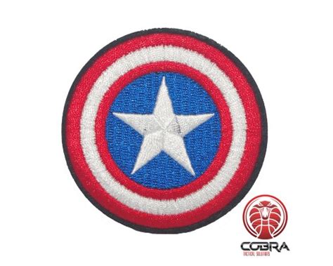 Captain America Shield Avengers Embroidered Patch Iron On Military