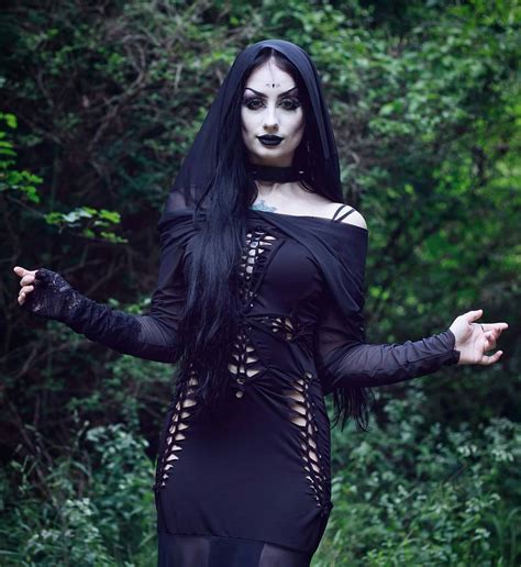 Image May Contain 1 Person Standing And Outdoor Goth Model Girl