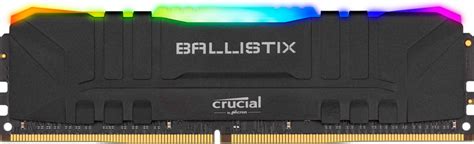 Crucial Ballistix RGB 8GB DDR4-3600 Desktop Gaming Memory (Black) | BL8G36C16U4BL | Crucial.com