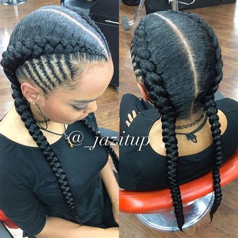 Top 30 goddess braids styles. Two Braids Hairstyles | African American Hairstyling