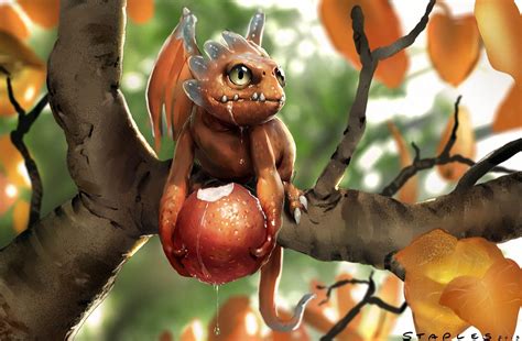 It seems to enjoy watching you. Little Dragon Wallpapers - Wallpaper Cave