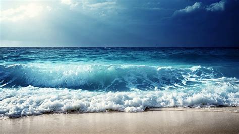 Картинка океан Морской пейзаж берег пляж пляж море волна песок